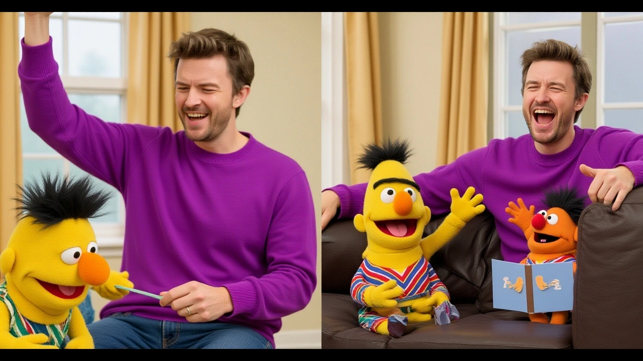 Jonathan Bailey dances with Bert and Ernie on Sesame Street amid LGBTQ+ cultural moment