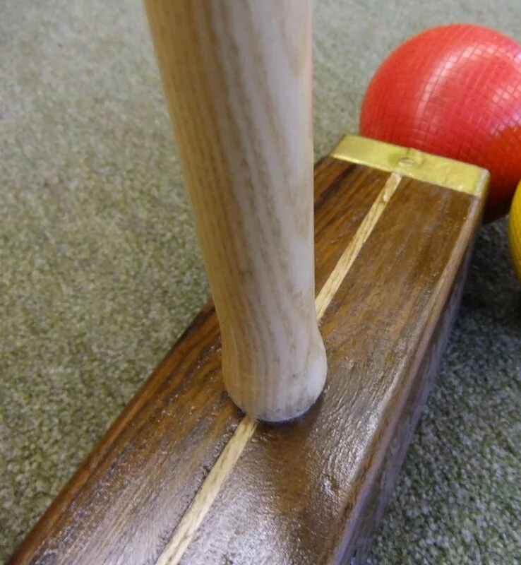 Hardwood mallet head 