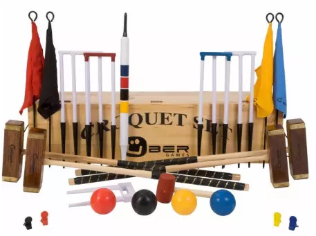 Championship croquet set